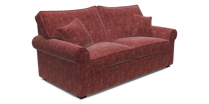 Upperton 3 Seater Sofa in Two Tone Plain Biscuit - Loose cover option available