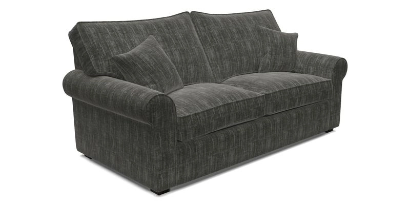 Upperton 3 Seater Loose Cover Sofa in Floral Linen Even So Verde - Fitted cover option available