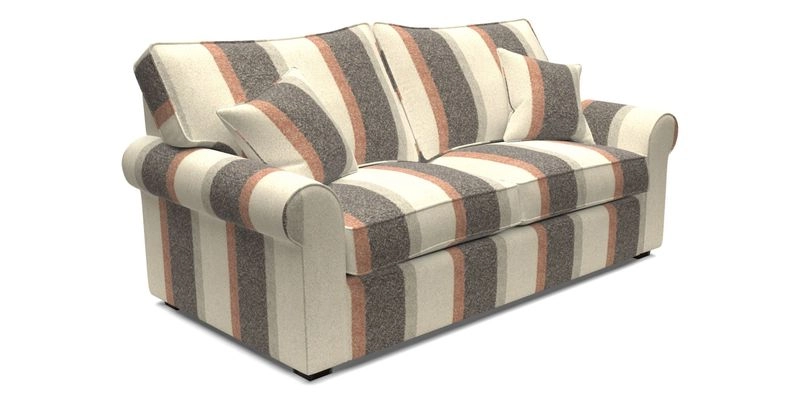 Upperton 3 Seater Sofa in Two Tone Plain Biscuit - Loose cover option available