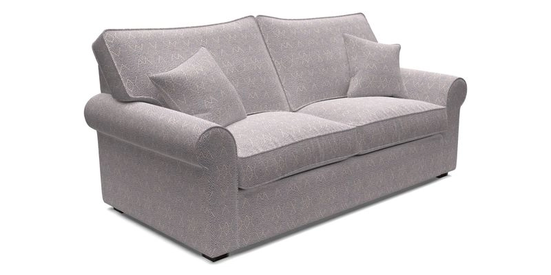 Upperton 3 Seater Loose Cover Sofa in Floral Linen Even So Verde - Fitted cover option available