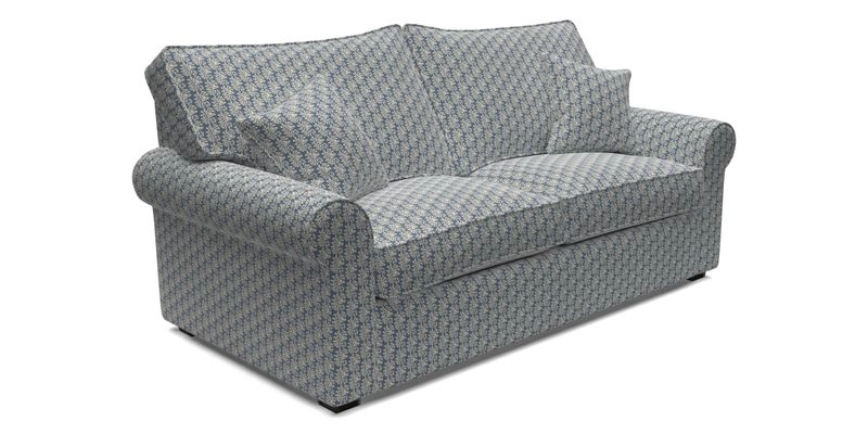Upperton 3 Seater Sofa in Two Tone Plain Biscuit - Loose cover option available