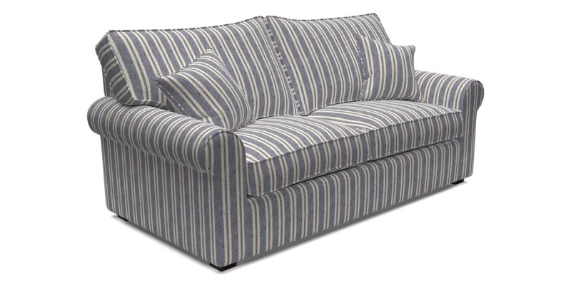 Upperton 3 Seater Sofa in Two Tone Plain Biscuit - Loose cover option available