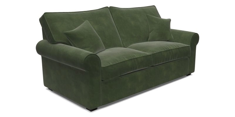 Upperton 3 Seater Sofa in Two Tone Plain Biscuit - Loose cover option available