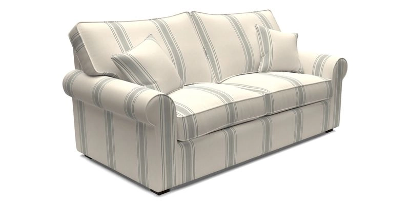 Upperton 3 Seater Sofa in Two Tone Plain Biscuit - Loose cover option available