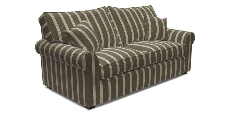 Upperton 3 Seater Sofa in Two Tone Plain Biscuit - Loose cover option available