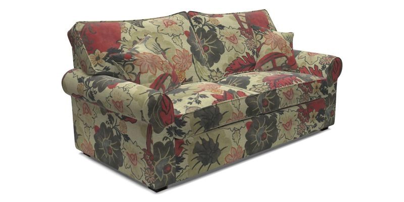 Upperton 3 Seater Sofa in Two Tone Plain Biscuit - Loose cover option available