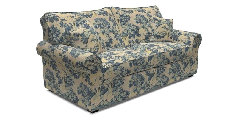 Upperton 3 Seater Sofa in Two Tone Plain Biscuit - Loose cover option available