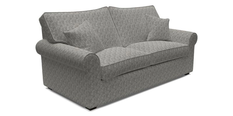 Upperton 3 Seater Loose Cover Sofa in Floral Linen Even So Verde - Fitted cover option available