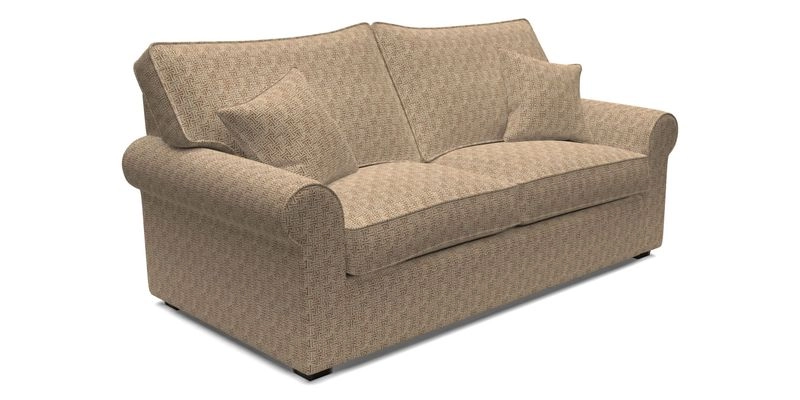 Upperton 3 Seater Loose Cover Sofa in Floral Linen Even So Verde - Fitted cover option available