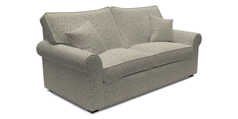 Upperton 3 Seater Sofa in Two Tone Plain Biscuit - Loose cover option available