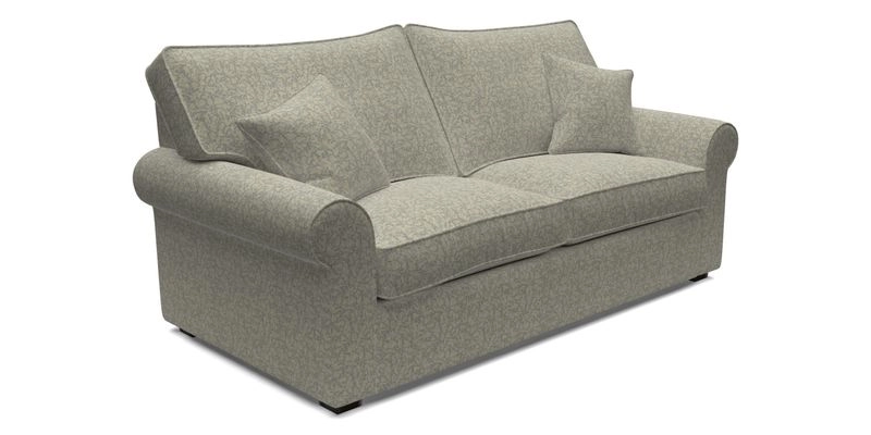 Upperton 3 Seater Sofa in Two Tone Plain Biscuit - Loose cover option available