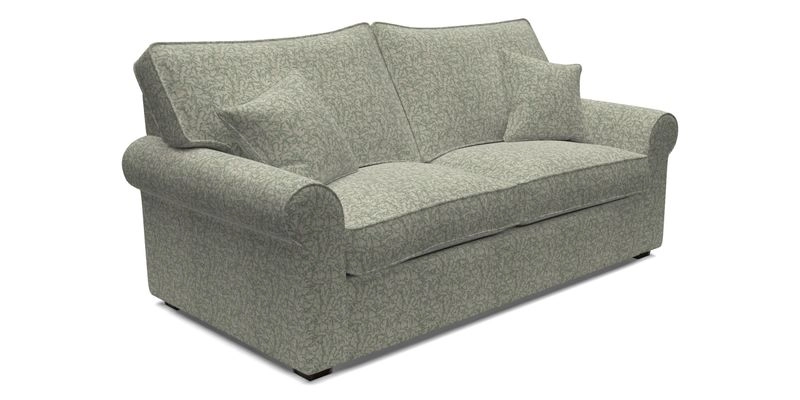 Upperton 3 Seater Sofa in Two Tone Plain Biscuit - Loose cover option available