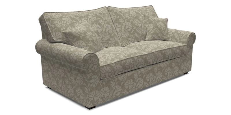 Upperton 3 Seater Sofa in Two Tone Plain Biscuit - Loose cover option available
