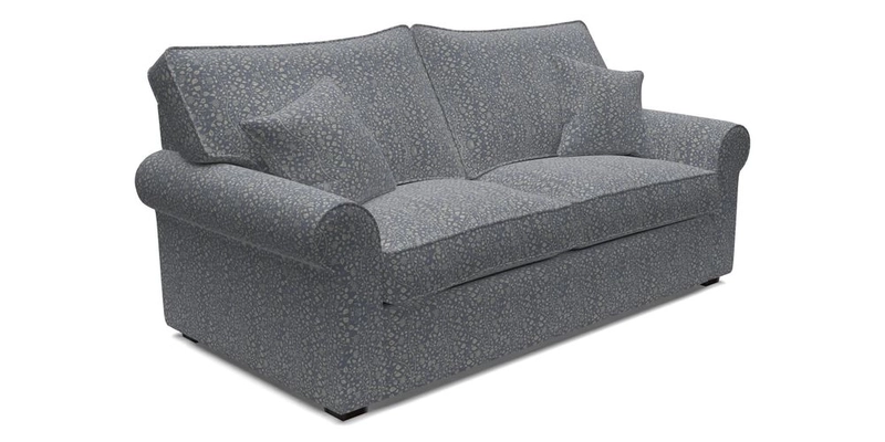 Upperton 3 Seater Sofa in Two Tone Plain Biscuit - Loose cover option available