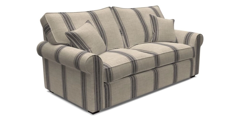 Upperton 3 Seater Sofa in Two Tone Plain Biscuit - Loose cover option available