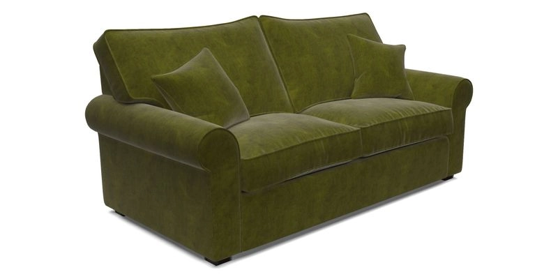 Upperton 3 Seater Sofa in Two Tone Plain Biscuit - Loose cover option available