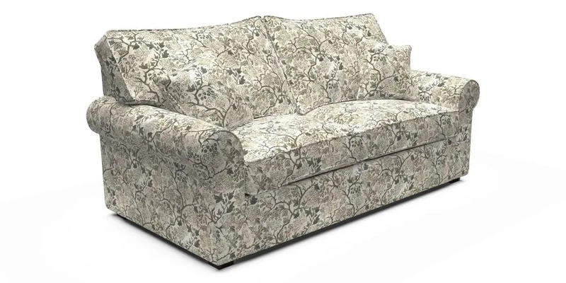 Upperton 3 Seater Sofa in Two Tone Plain Biscuit - Loose cover option available