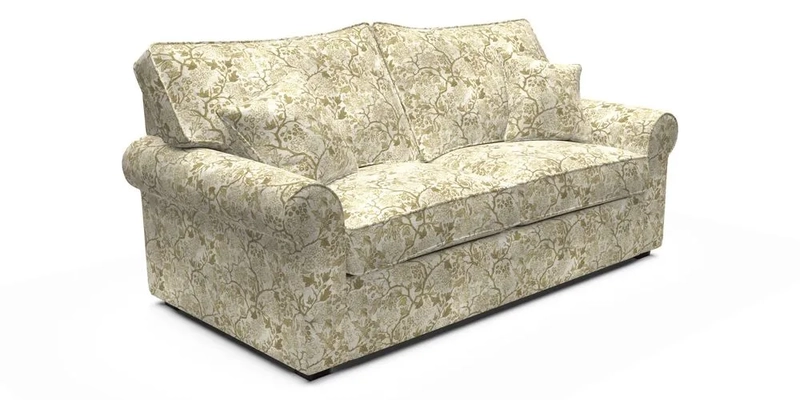 Upperton 3 Seater Sofa in Two Tone Plain Biscuit - Loose cover option available