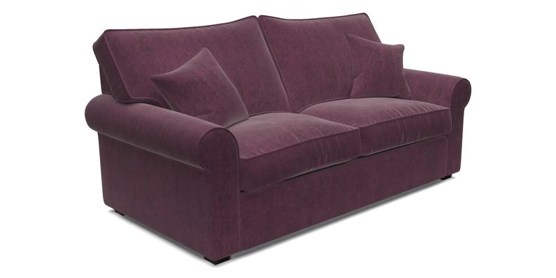 Upperton 3 Seater Sofa in Two Tone Plain Biscuit - Loose cover option available