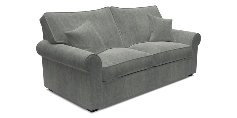 Upperton 3 Seater Sofa in Two Tone Plain Biscuit - Loose cover option available