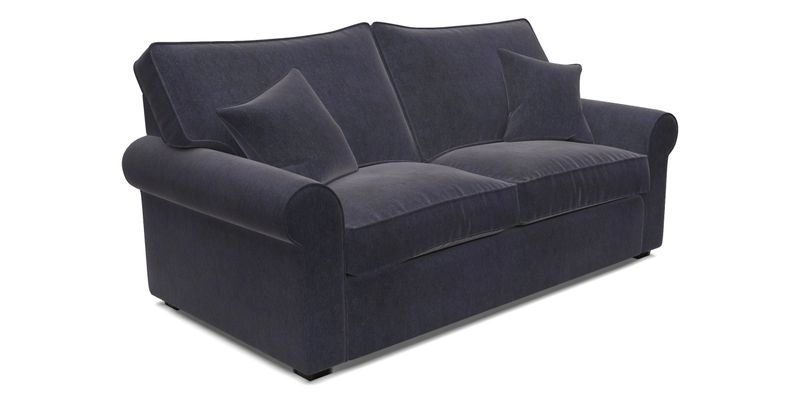 Upperton 3 Seater Sofa in Two Tone Plain Biscuit - Loose cover option available