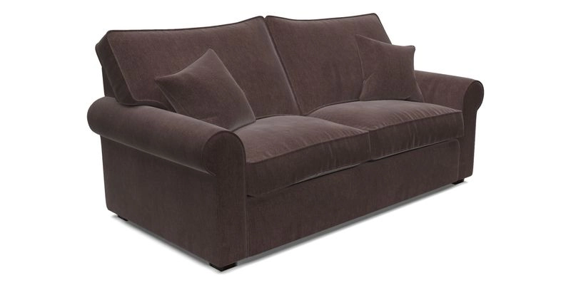 Upperton 3 Seater Sofa in Two Tone Plain Biscuit - Loose cover option available