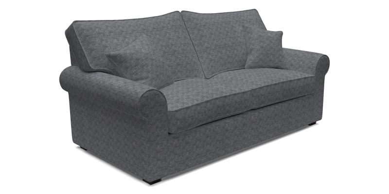 Upperton 3 Seater Loose Cover Sofa in Floral Linen Even So Verde - Fitted cover option available