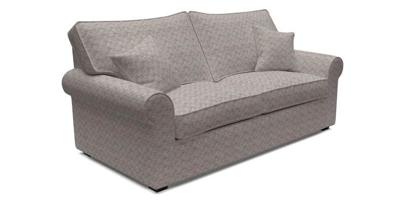 Upperton 3 Seater Sofa in Two Tone Plain Biscuit - Loose cover option available