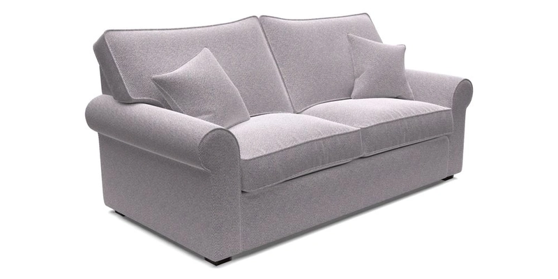 Upperton 3 Seater Sofa in Two Tone Plain Biscuit - Loose cover option available