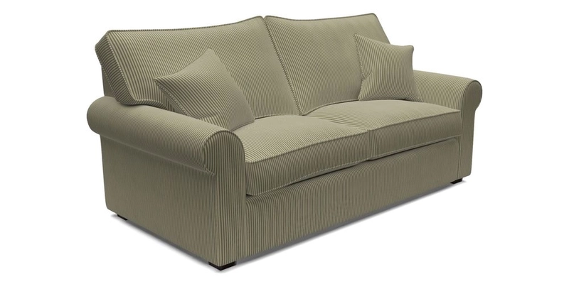 Upperton 3 Seater Sofa in Two Tone Plain Biscuit - Loose cover option available