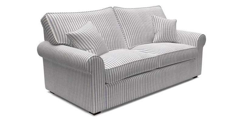 Upperton 3 Seater Sofa in Two Tone Plain Biscuit - Loose cover option available