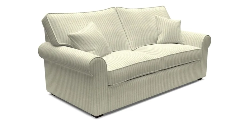 Upperton 3 Seater Sofa in Two Tone Plain Biscuit - Loose cover option available