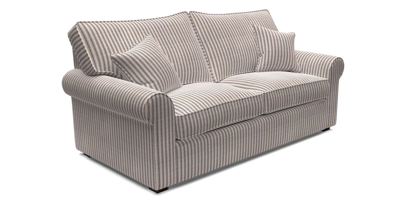 Upperton 3 Seater Sofa in Two Tone Plain Biscuit - Loose cover option available