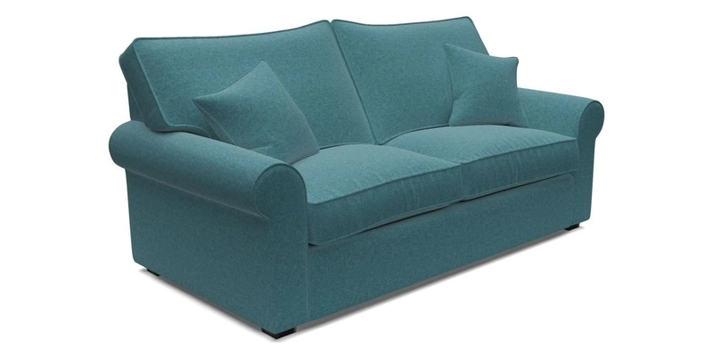 Upperton 3 Seater Sofa in Two Tone Plain Biscuit - Loose cover option available