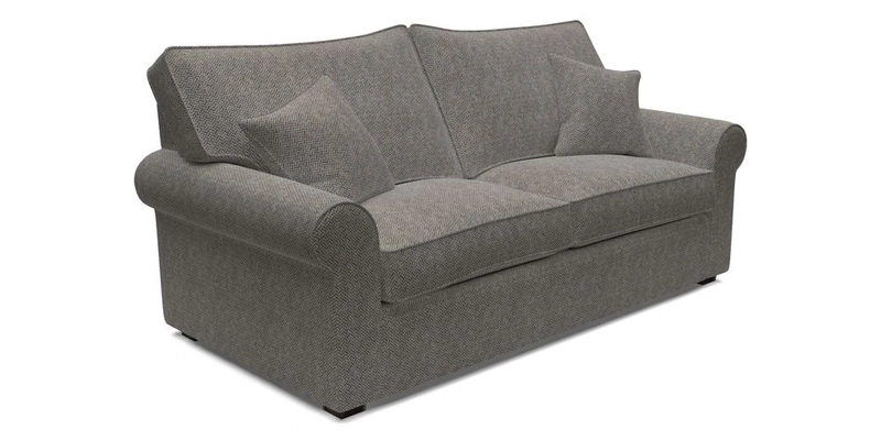 Upperton 3 Seater Loose Cover Sofa in Floral Linen Even So Verde - Fitted cover option available