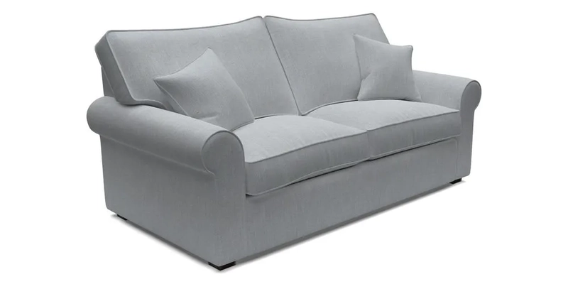 Upperton 3 Seater Sofa in Two Tone Plain Biscuit - Loose cover option available