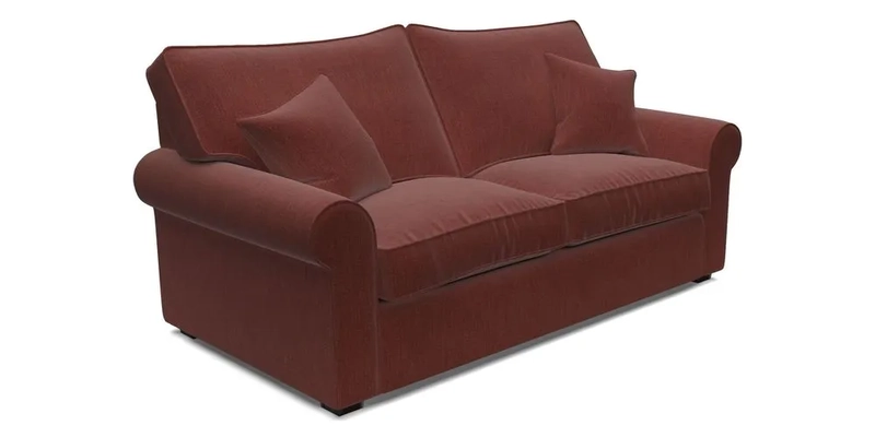 Upperton 3 Seater Sofa in Two Tone Plain Biscuit - Loose cover option available
