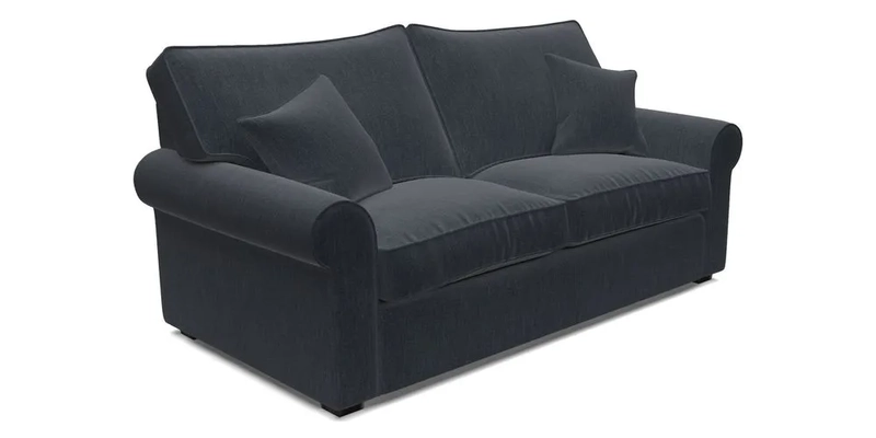 Upperton 3 Seater Sofa in Two Tone Plain Biscuit - Loose cover option available