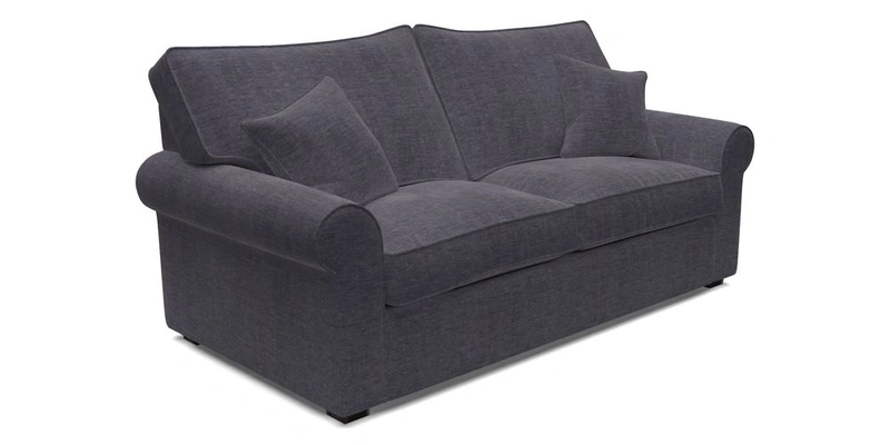 Upperton 3 Seater Sofa in Two Tone Plain Biscuit - Loose cover option available