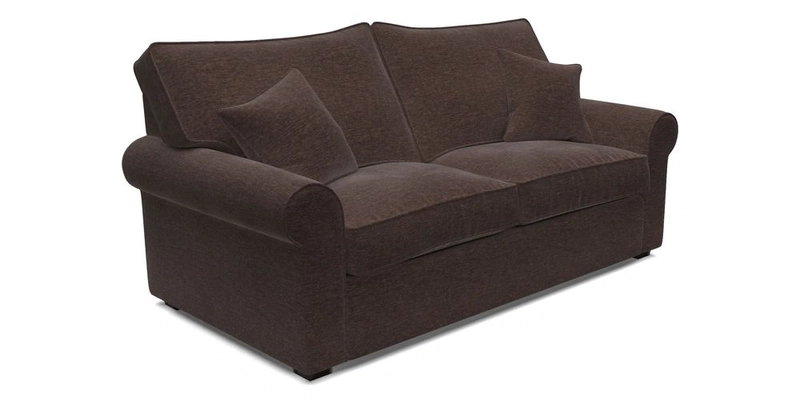 Upperton 3 Seater Sofa in Two Tone Plain Biscuit - Loose cover option available