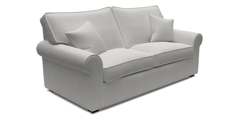 Upperton 3 Seater Sofa in Two Tone Plain Biscuit - Loose cover option available