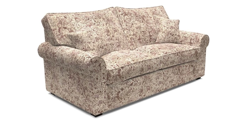 Upperton 3 Seater Sofa in Two Tone Plain Biscuit - Loose cover option available