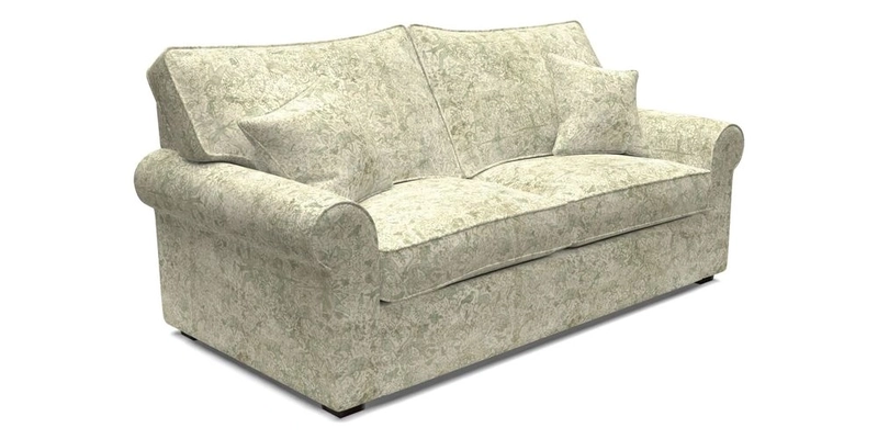 Upperton 3 Seater Sofa in Two Tone Plain Biscuit - Loose cover option available