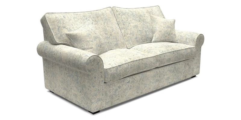 Upperton 3 Seater Sofa in Two Tone Plain Biscuit - Loose cover option available