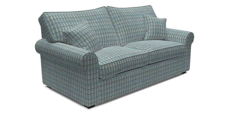 Upperton 3 Seater Sofa in Two Tone Plain Biscuit - Loose cover option available
