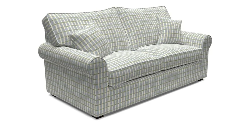 Upperton 3 Seater Sofa in Two Tone Plain Biscuit - Loose cover option available