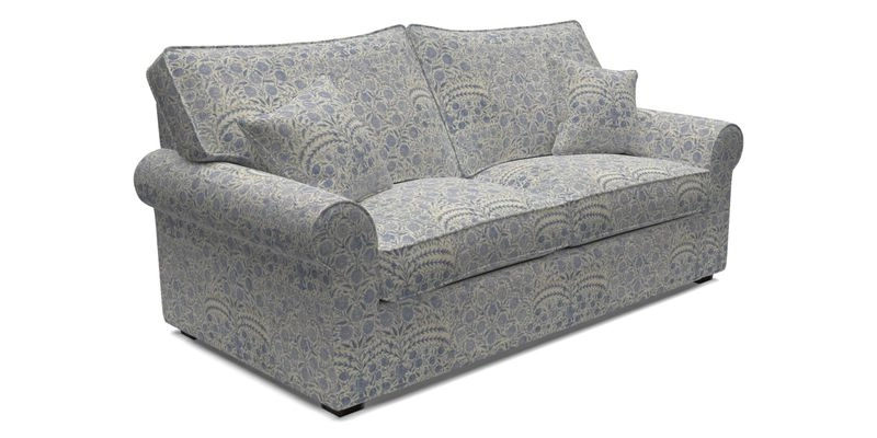 Upperton 3 Seater Sofa in Two Tone Plain Biscuit - Loose cover option available