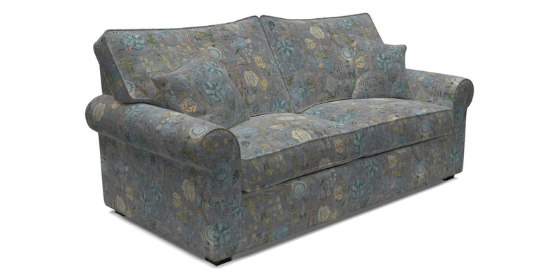 Upperton 3 Seater Sofa in Two Tone Plain Biscuit - Loose cover option available