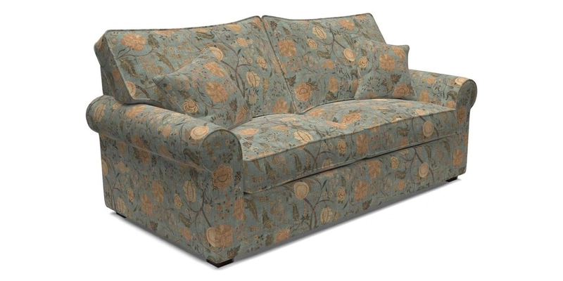 Upperton 3 Seater Sofa in Two Tone Plain Biscuit - Loose cover option available
