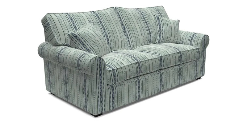 Upperton 3 Seater Sofa in Two Tone Plain Biscuit - Loose cover option available